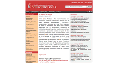 Desktop Screenshot of gerontologia.org